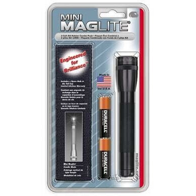 MagLite M2A01H  2-AA Mini MagLite Flashlight with Holster - Black (106-720) Image 4