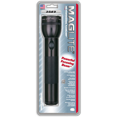 MagLite S2D016  2-D Cell Heavy-Duty Flashlight - Black (101-597) Image 3