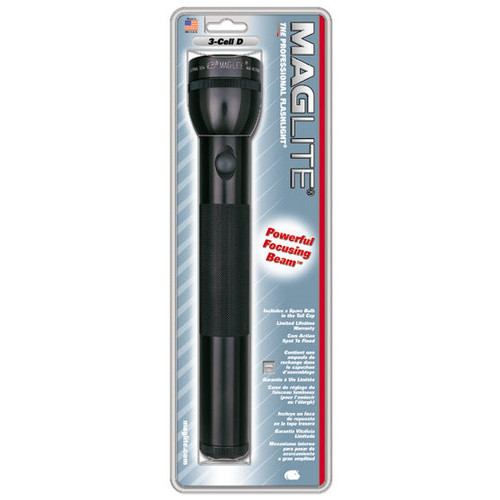 MagLite S3D016  3-D Cell Heavy-Duty Flashlight - Black (101-598) Image 3