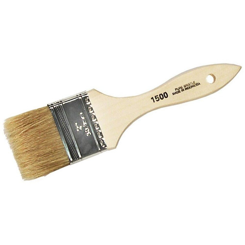 Linzer 1500-2.5  White Chinese Bristle 2-1/2" Economy Paint Brush for Latex Paints, Chip and Touch-up Image 0