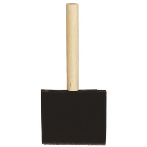 Linzer 8500-3  Foam Brush 3" with Wood Peg Handle Image 0