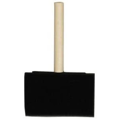Linzer 8500-4  Foam Brush 4" with Wood Peg Handle Image 0