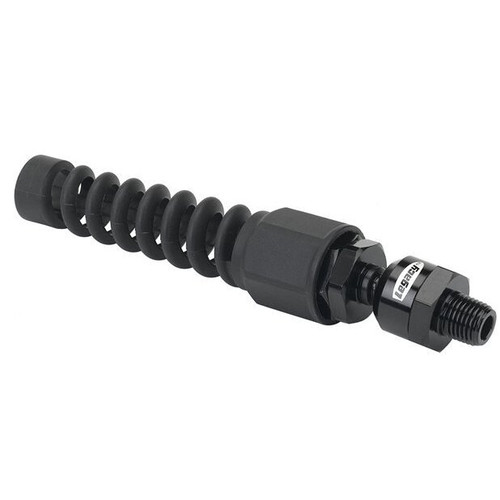 Legacy RP900375BS  Flexzilla Pro 3/8" Barb X 1/4" Male NPT Reusable Ball Swivel Hose Fitting Image 0