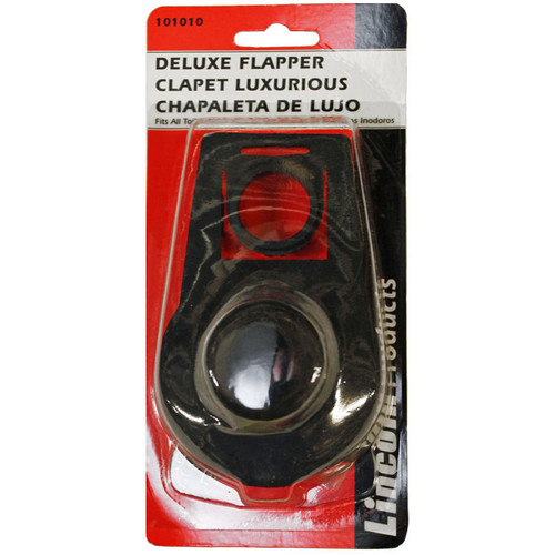 Lincoln 101010  3-Way Rubber Toilet Tank Flapper with Chain Image 1