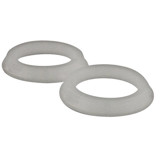 Lincoln 128238  1-1/2" - 1-1/4" Plastic Slip Joint Washers - 2 per Package Image 0