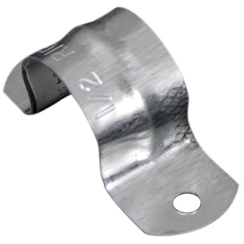 Lincoln 203114  1/2" Galvanized Pipe Strap Image 0