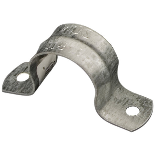 Lincoln 203116  1" Galvanized Pipe Strap Image 0 Lincoln 203116  1" Galvanized Pipe Strap Image 0