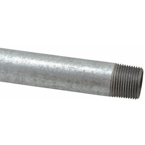 Lincoln 444060  1/2" x 6" Galvanized Pipe Nipple Image 0