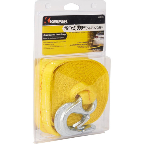 Keeper 02815  15' Emergency Tow Strap Image 3