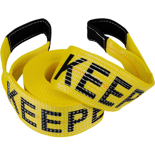 Keeper 02942K  30' x 4" Vehicle Recovery Strap with Wear Guard Image 0