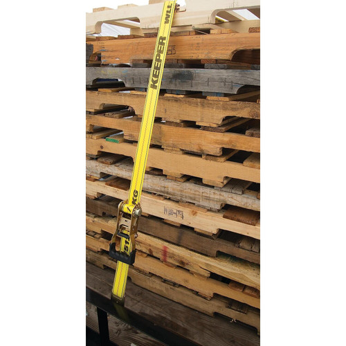 Keeper 04622  2" x 27' Heavy Duty Ratchet Tie-Down Strap with J-Hooks Image 6