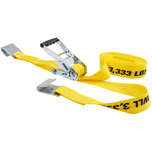 Keeper 04623  2" x 27' Heavy Duty Ratchet Tie-Down Strap with Flat Hooks Image 0