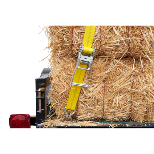 Keeper 04624  2" x 40' Hay Baler Ratchet Tie-Down Strap with J-Hooks Image 2