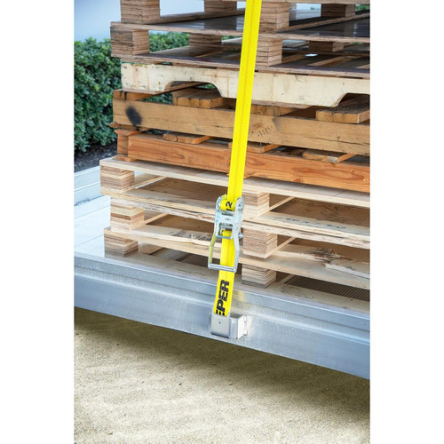 Keeper 04627  2" x 30' Heavy Duty Ratchet Tie-Down Strap with Flat Hooks Image 2