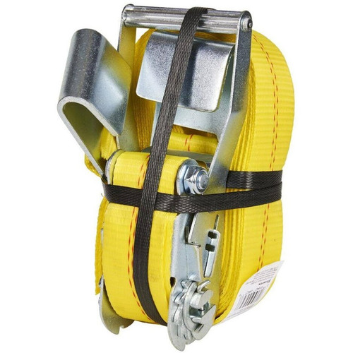 Keeper 04627  2" x 30' Heavy Duty Ratchet Tie-Down Strap with Flat Hooks Image 3