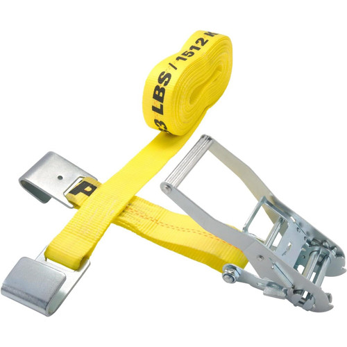 Keeper 04627  2" x 30' Heavy Duty Ratchet Tie-Down Strap with Flat Hooks Image 4