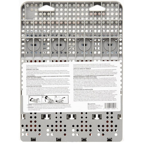 Keeper 05505  1" x 14' High Tension Ratchet Tie-Down Straps with Vinyl Coated S-Hooks - 4 Straps per Package Image 2