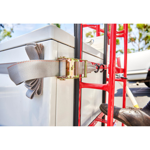 Keeper 05517  2" x 14' Ratchet Tie-Down Strap with Full-Size Vinyl Coated S-Hooks Image 3