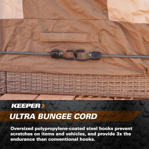 Keeper 06068  18" Ultra Bungee Cord with Steel Core Hooks Image 3