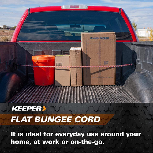 Keeper 06119  10" to 54" Adjustable-Flat  Bungee Cord Image 5