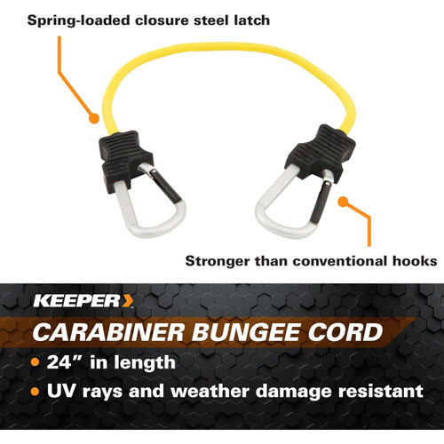 Keeper 06152  24" Carabiner Bungee Cord Image 4
