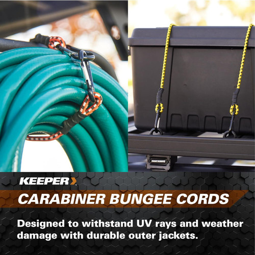 Keeper 06300  Assorted Carabiner Bungee Cords - 12 per Package Image 4