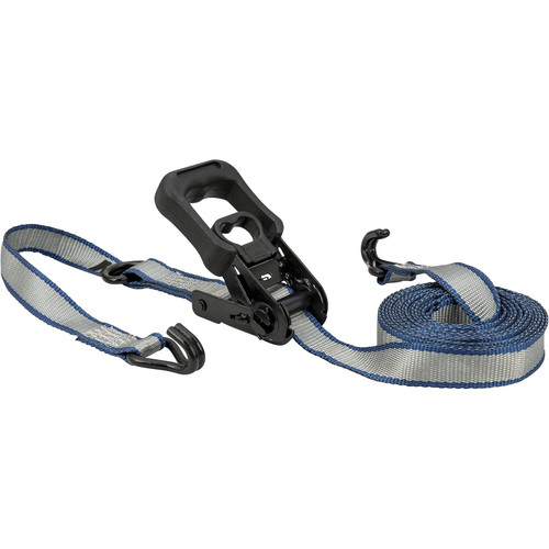Keeper 47206  1-1/4" x 14' Extreme Edge Ratchet Tie-Down Strap with Vinyl Coated J-Hooks  Image 0