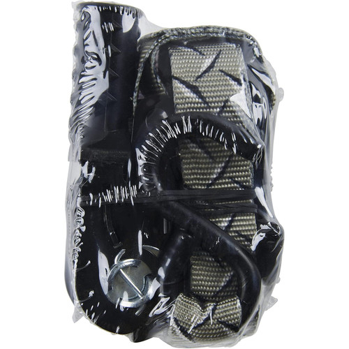 Keeper 47383  1" x 12' Pistol Grip Ratchet Tie-Down Strap in Diamond Plate Design with Vinyl Coated S-Hooks Image 3