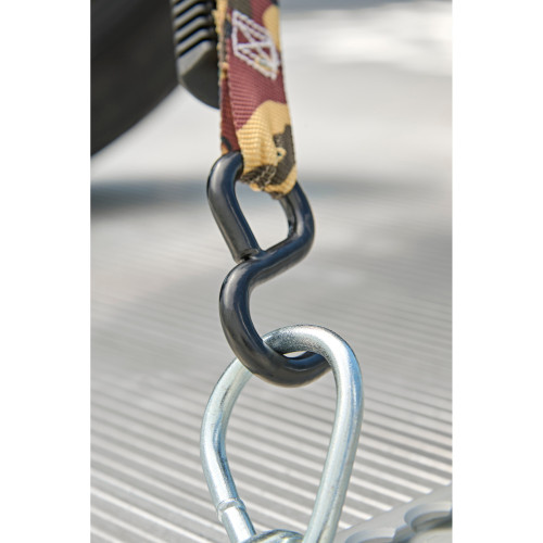 Keeper 85400  1" x 12' Pistol Grip Ratchet Tie-Down Strap in Desert Camo Design with Vinyl Coated S-Hooks Image 6