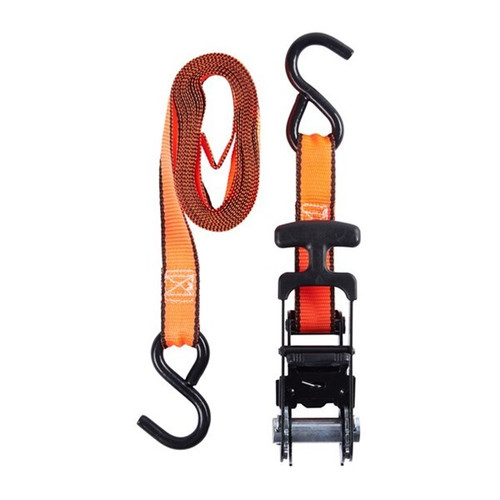 Keeper 85404  12' x 1" Hi-Viz Ratchet Tie-Down 500lbs Image 0