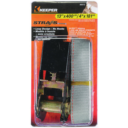 Keeper 85512  1" x 13' Endless Loop Ratchet Tie-Down Strap Image 6
