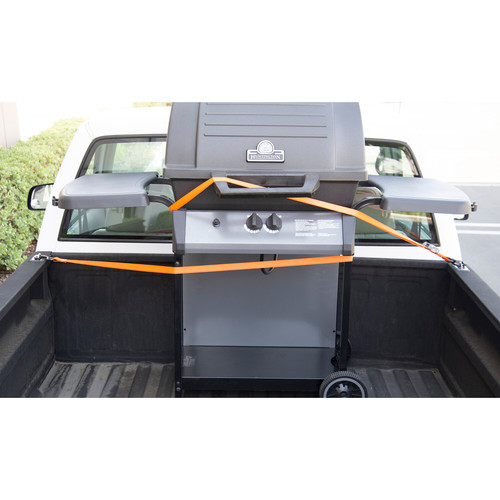 Keeper 89115  1" x 15' Cam Buckle Tie-Down Strap with Vinyl Covered S-Hooks Image 2