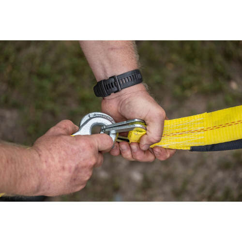 Keeper 89825  2" x 25' Emergency Tow Strap with Forged Steel Slip Hooks Image 3
