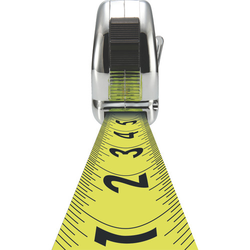 Komelon 430HV  Tape Measure 1" X 30' Hi-Vis Chrome Professional Image 2