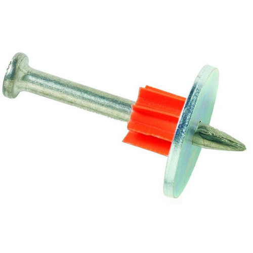 Ramset 1524SDE  ACQ 3" Ramguard Coated .300 Head Diameter Drive Pin with 7/8" Washer 100 per Box Image 0