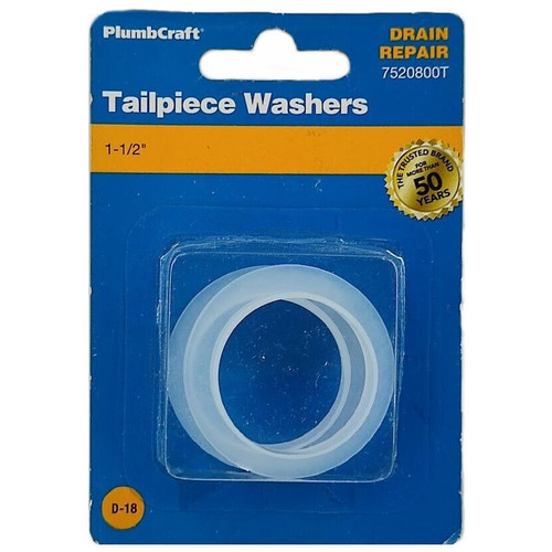 PlumbCraft 7520800T  Tailpiece Washers for 1-1/2" Pipe - 2 per Package Image 2