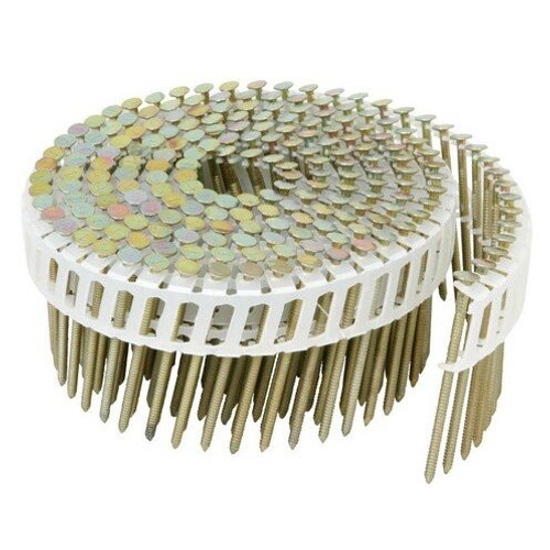 Metabo HPT 13304HPT  1-3/4" x 0.086" Plastic Sheet Electro Galvanized Ring Shank Coil Nails 6000 count Image 0