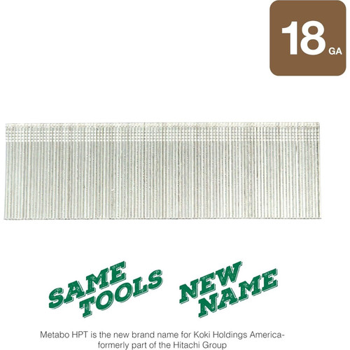 Metabo HPT 14100SHPT  5/8" x 18 Gauge Electro Galvanized Straight Brad Nails - 5000 per Package Image 3