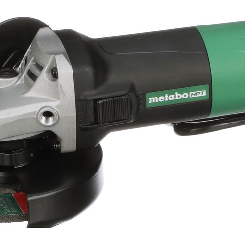 Metabo HPT G12SR4  4-1/2 Inch 6.2 Amp Slide Switch Angle Grinder Kit with 5 Abrasive Wheels Image 2
