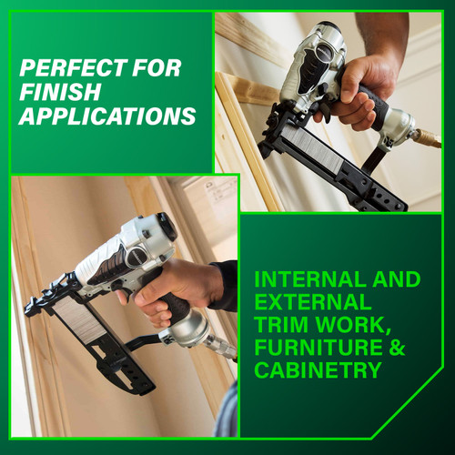 Metabo HPT N3804AB3  18 Gauge 1/4" Narrow Crown Stapler for 1/2" to 1-1/2" Length Staples Image 3