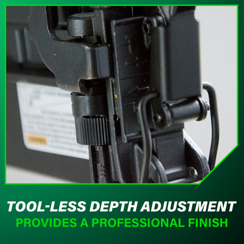 Metabo HPT N3804AB3  18 Gauge 1/4" Narrow Crown Stapler for 1/2" to 1-1/2" Length Staples Image 5
