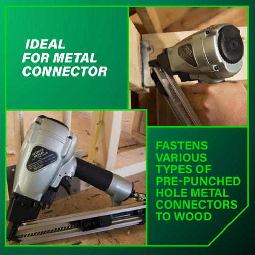 Metabo HPT NR38AK  36 Degree 1-1/2 Inch Strap-Tite Metal Connector Nailer Image 3