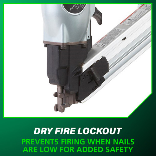 Metabo HPT NR65AK2  36 Degree 2-1/2 Inch Strap-Tite Metal Connector Nailer Image 8