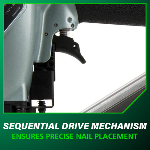 Metabo HPT NR65AK2S  36 Degree 2-1/2 Inch Strap-Tite Metal Connector Nailer with Short Magazine Image 8
