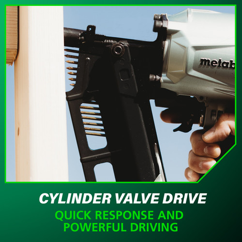 Metabo HPT NR83A5  21 Degree 3-1/4" Plastic Collated Framing Nailer with Depth Adjustment Image 7