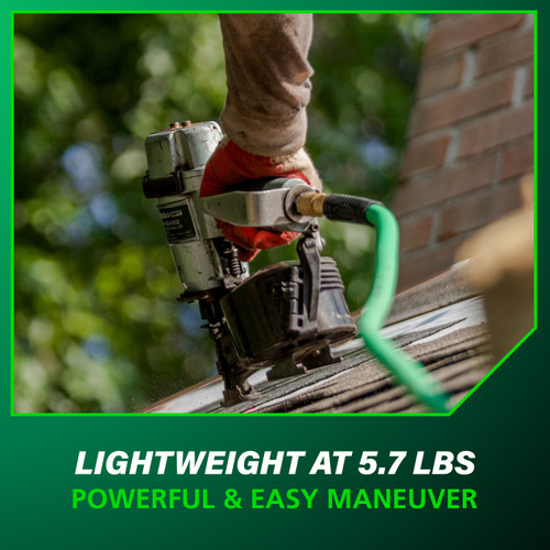 Metabo HPT NV45AB2 1-3/4 Inch Coil Roofing Nailer (Side Load)  Image 6