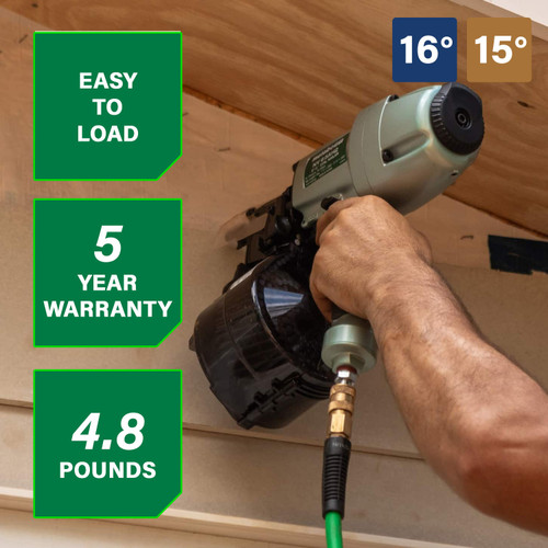 Metabo HPT NV65AH2  2-1/2 Inch Coil Siding Nailer Image 1