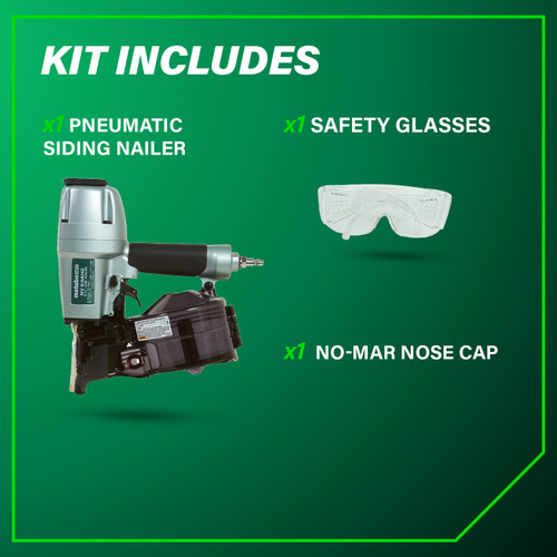 Metabo HPT NV65AH2  2-1/2 Inch Coil Siding Nailer Image 4