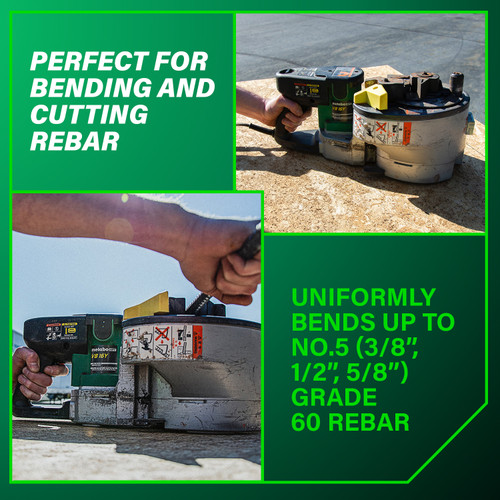Metabo HPT VB16Y  Portable Rebar Bender and Cutter with 8 Amp Motor Image 3