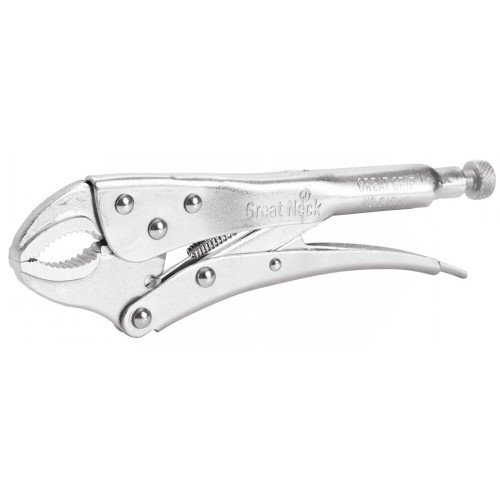 GreatNeck C10WC  10" Curved Jaw Locking Pliers with Wire Cutter Image 0